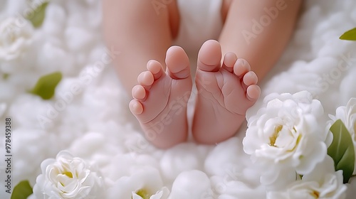 Captivating Newborn Feet in Soft Pastel Tones with EOS 1D X Mark III 