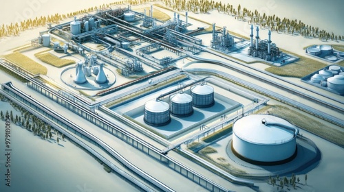 An underground gas storage map showing key storage sites and pipelines used to store and transport natural gas to various markets