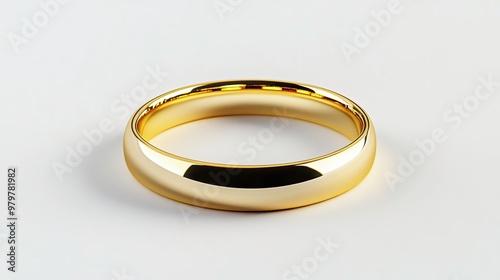 A stunning gold ring showcasing polished elegance, perfect for weddings, anniversaries, or fashion accessories.