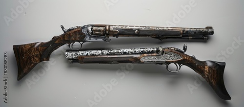 Old And New Ornate Break Action Shotguns