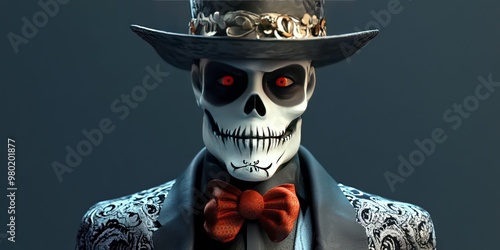 3D animated baron samedi 