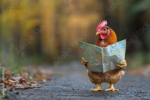 Clueless Chicken: Funny Animal Adventure in the City with Map Reading Mishaps