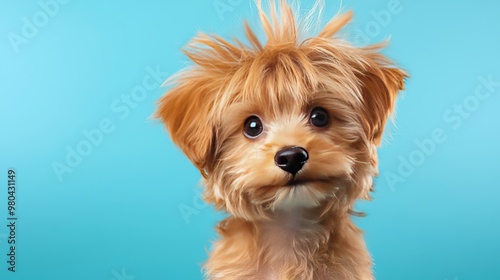 Trendy Lion Cut Hairdo on Adorable Labradoodle Pup