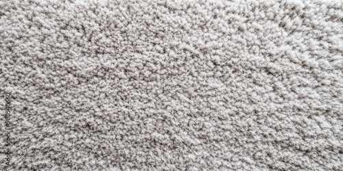 A close-up view of a soft, textured carpet surface in a neutral color.