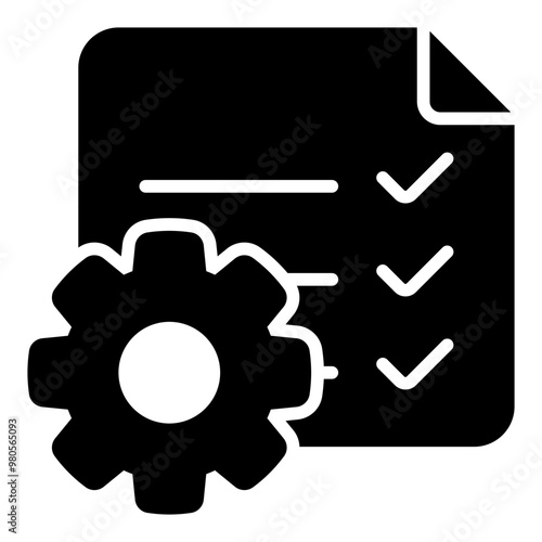 Project Management glyph icon