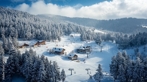 Uludağ National Park, located 36 km south of Bursa, is one of Turkey’s top winter sports destinations. Known for skiing, it also boasts a rich diversity of flora and fauna