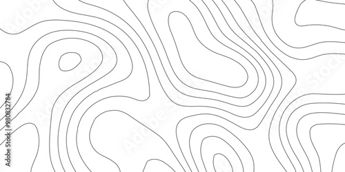 White wave paper curved reliefs abstract background,Modern design with White background with topographic wavy pattern design, Vector illustration, Topo contour map on white background,