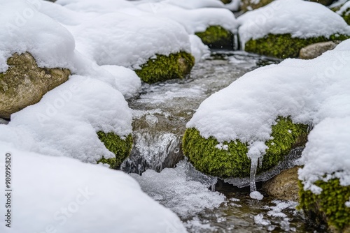 Bemoosten Fels flows into Schleierfalls