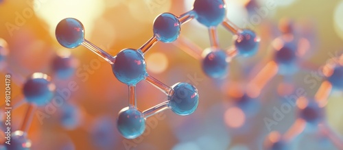 3D flat model of hydrogen sulfide molecular structure showcasing chalcogen hydride gas viewed through a microscope