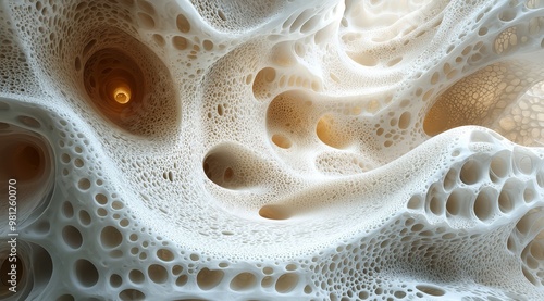 Abstract Fluid Texture with Organic Swirls