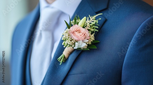 Elegant Boutonniere: A Symbol of Love and Commitment