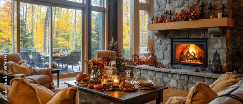 Cozy Autumn Cabin Retreat in the Woods