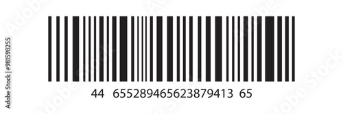 Set of barcode vector icon. Trendy bar code for web icon. Abstract barcode vector icon illustration. Bar code