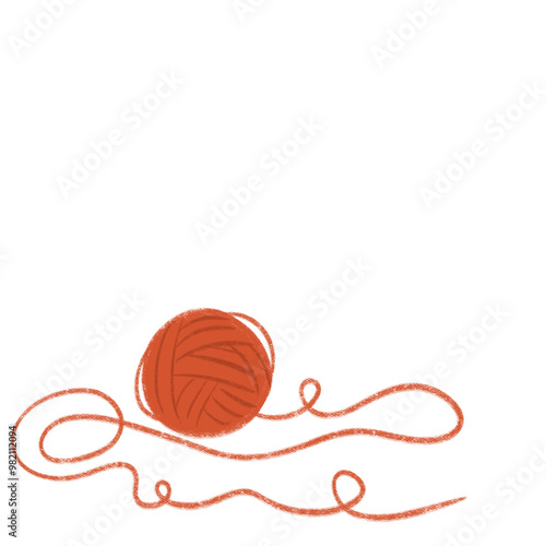 yarn ball illustration