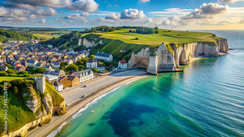 Beautiful coastal region in northwest France known for its stunning beaches, rugged cliffs, and picturesque villages, Bretagne