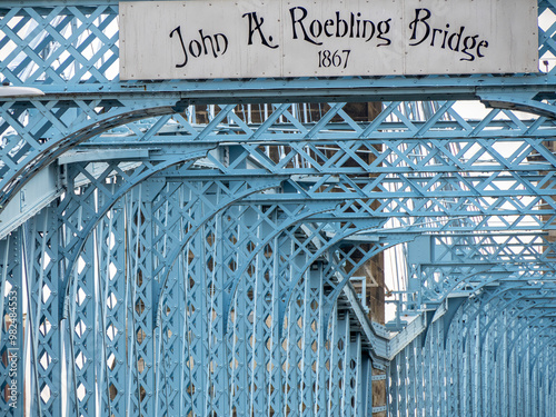 John Roebling suspension bridge Cincinnati ohio to kentucky 1867