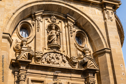 Church of San Juan Bautista, Laguardia, Alava, Basque Country, Spain, Puerta de los Abuelos (Grandparents' Gate)