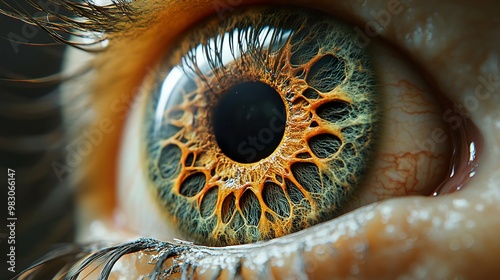 Intricate Beauty: A Close-Up Look at the Human Eye