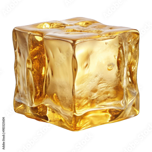 golden figure of ice cube