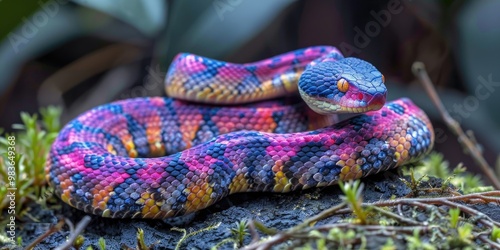 Curled Bandy Bandy Snake