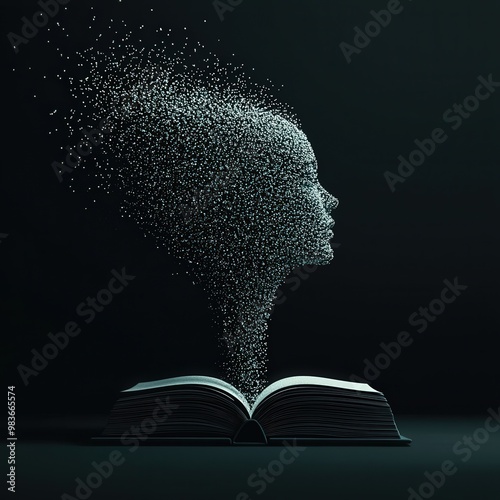 Learning mindset shown through an open book with glowing knowledge flowing out