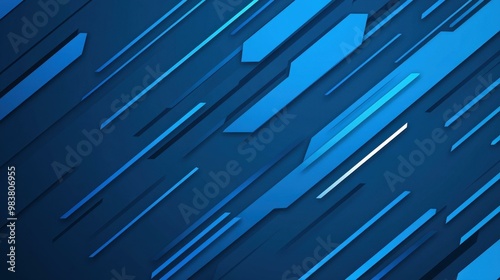 A sleek blue abstract background perfect for tech presentations, social media posts, and eyecatching ads.