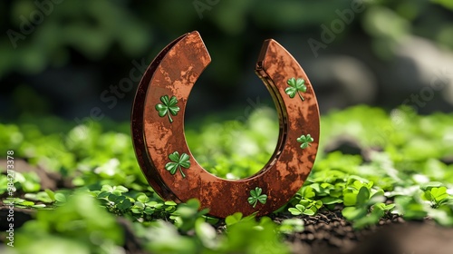 Celebrate St. Patrick's Day with this lucky horseshoe card! Its 3D design brings a touch of Irish charm to your greetings. May the luck of the Irish be with you all year long! 