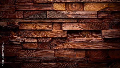 Design of dark wood background "Rustic Wooden Plank Texture”