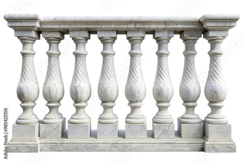 balustrades isolated on a white background 