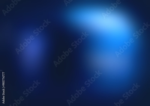 Dark blue polished metal with sheen. Defocused abstraction.