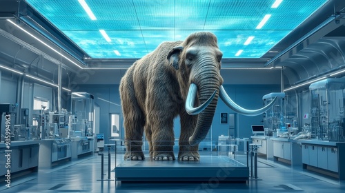 Mammoth animal Jurassic extinct huge