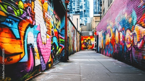 Urban Graffiti Alley