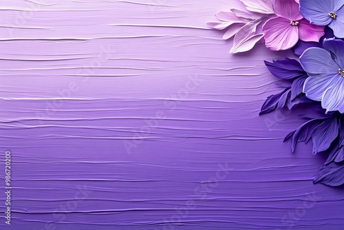 An ombre background, smoothly transitioning from deep purple to soft lavender for a modern, calming look