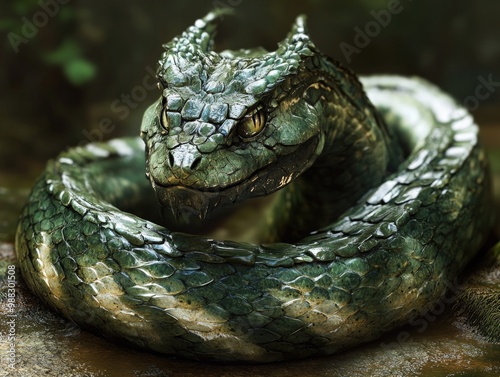 Fantasy serpent creature