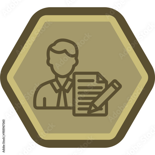 Scriptwriter Icon Design