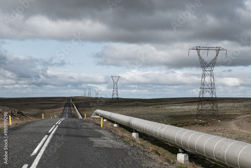 Iceland pipe landscape