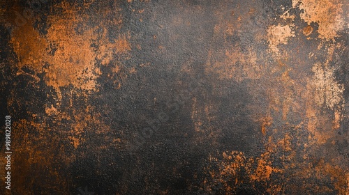 Effect background black dark texture rusty bronze copper grunge old rusteaten paper vintage wall aged brown antique textured dirty grimy design art wallpaper