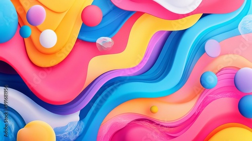 Fun and Colorful Backgrounds for Branding 