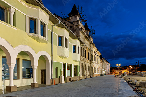 The city of Hunedoara in romania