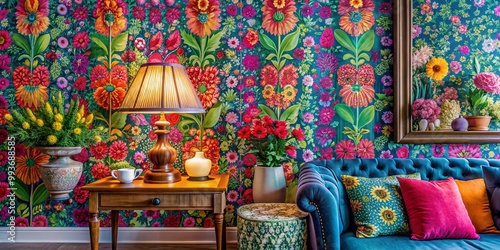 Vibrant Kes Wallpaper Design Featuring Bold Patterns and Colors for Stylish Home Decor and Interiors