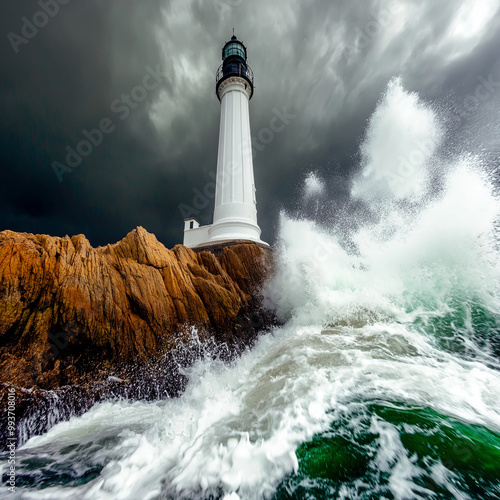 lighthouse on the coast of state