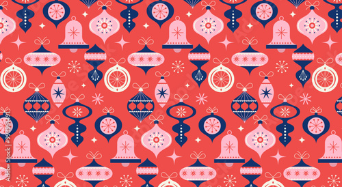 Christmas patterns, texture, background. Merry Christmas wrapping paper design, wallpaper, cover design