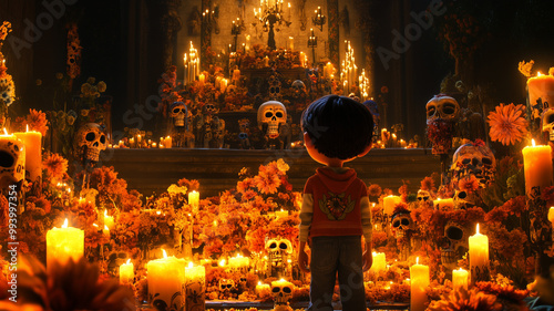 Host a screening of popular films related to Día de los Muertos, such as Coco or The Book of Life, followed by a discussion on the cultural significance of the holiday. Ai generated