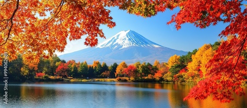 Mount Fuji in Autumn