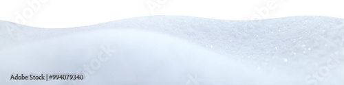 Isolated snow hills landscape. Winter snowdrift background.