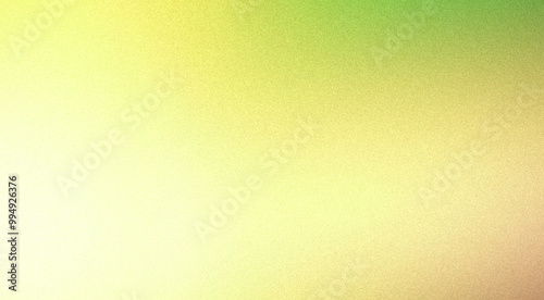 Soft and elegant visuals, abstract yellow green gradient background with a delicate grainy texture. Abstract grainy gradient backdrop design background