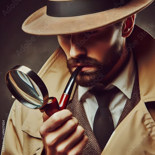 Detective illustration