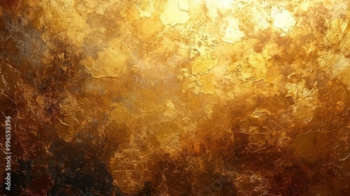 Abstract gold textured background with warm tones.