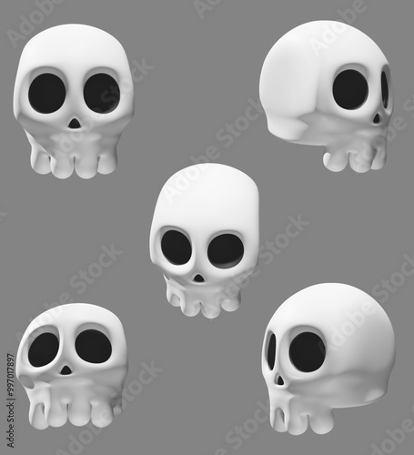 Set calavera 3D