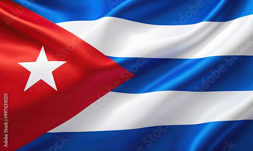 Cuban flag for national Day or Independence Day of cuba